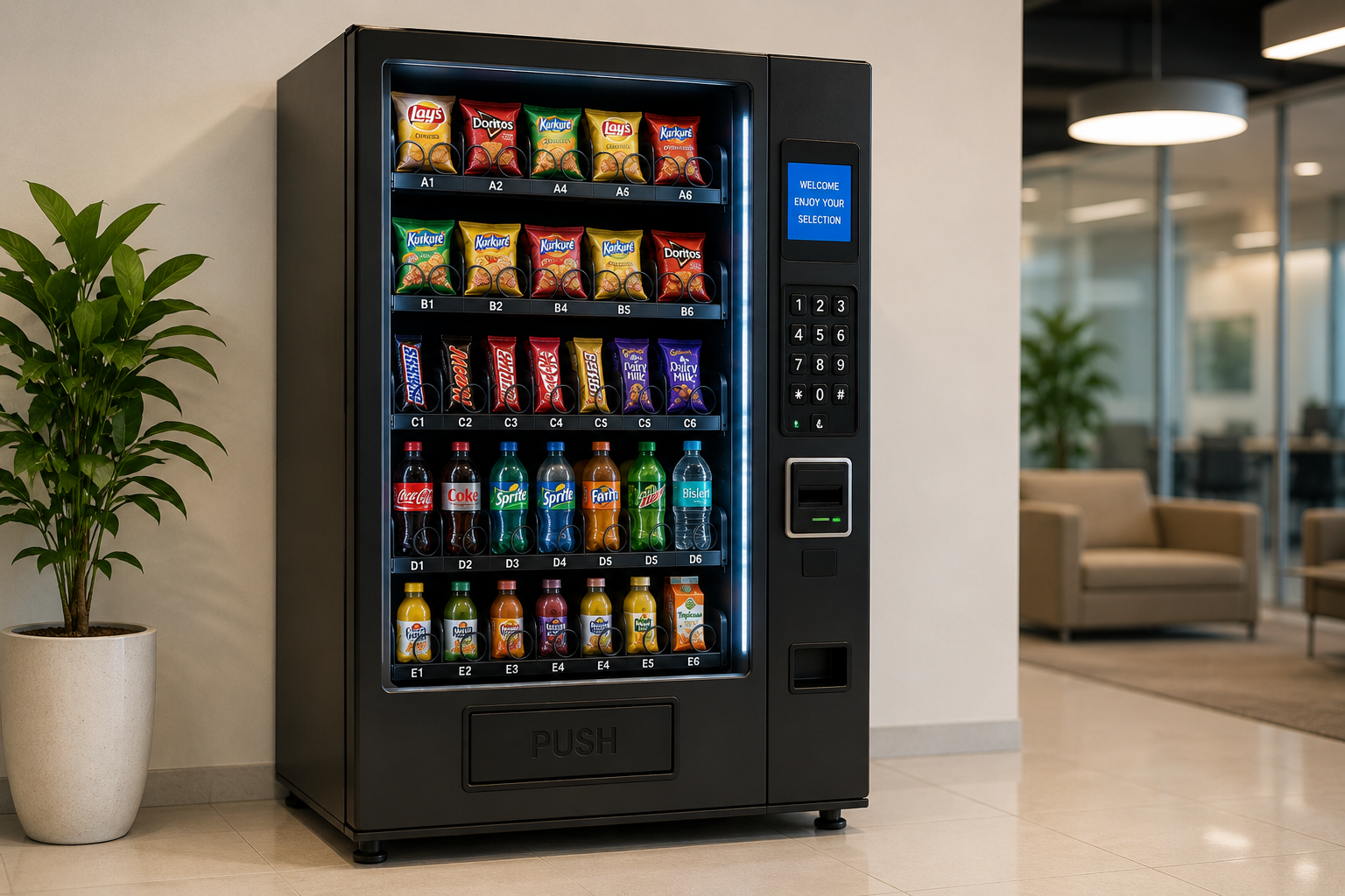 SnackNSmile Vending Machine